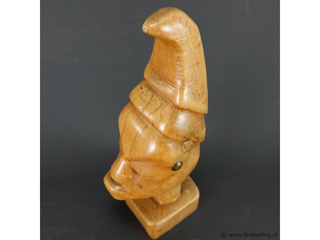 In hout gesneden buste - afbeelding 4 van  5