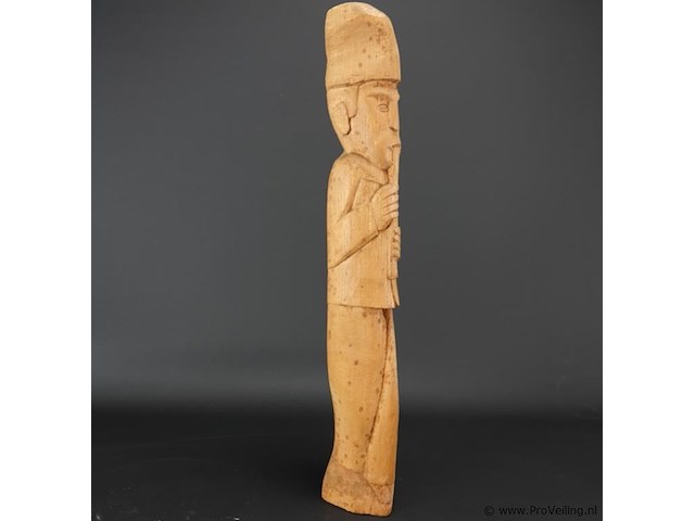 In hout gesneden fluitspeler - afbeelding 2 van  5