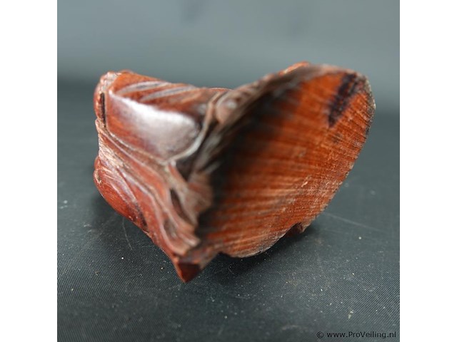 In hout gesneden happy boeddha - afbeelding 5 van  5