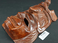 In hout gesneden masker - afbeelding 2 van  5