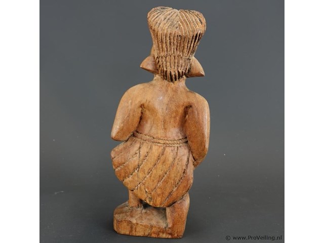 In hout gesneden yombe phemba (moederfiguur) of een nkisi fetisj - afbeelding 3 van  4