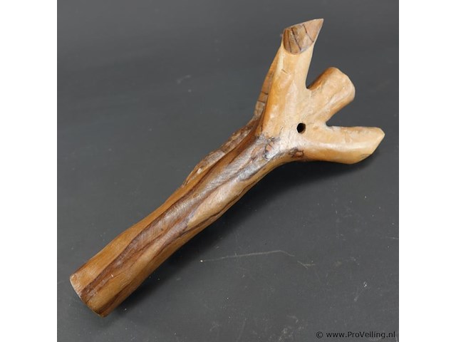 In olijfhout gesneden crucifix - afbeelding 5 van  5