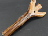In olijfhout gesneden crucifix - afbeelding 5 van  5