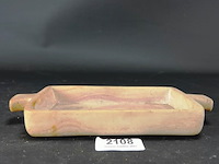 In steen gesneden schaal - afbeelding 2 van  5