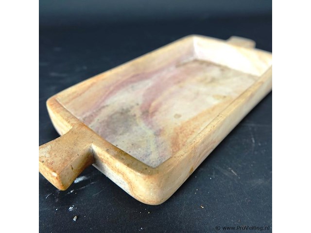 In steen gesneden schaal - afbeelding 4 van  5