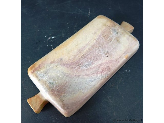 In steen gesneden schaal - afbeelding 5 van  5