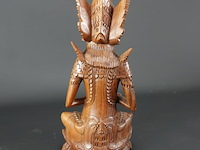 In teakhout gesneden indische dewi ratih - afbeelding 4 van  5