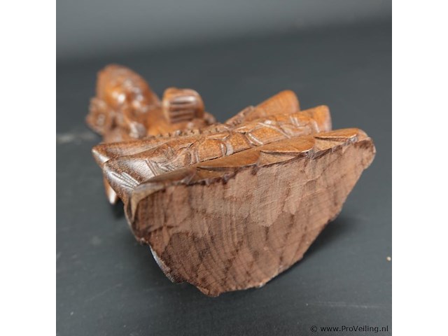 In teakhout gesneden indische dewi ratih - afbeelding 5 van  5
