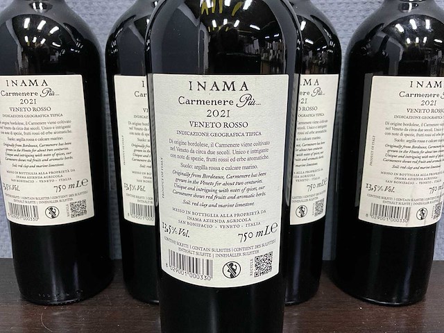 Inama carmenere piu 2021 (5x) - afbeelding 3 van  3