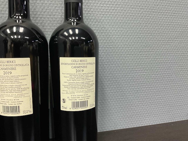 Inama carminium carmenere 2019 (5x) - afbeelding 3 van  3