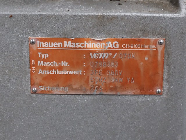 Inauen maschinen ag - afbeelding 2 van  10