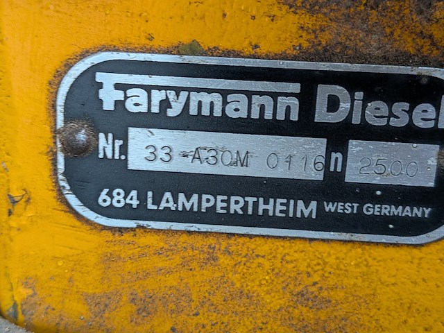 Inboordmotor / hulpmotor zeilboot farymann, 2500 - afbeelding 4 van  26