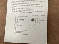 Inboorpaumelle 9x26 mm, vermessingd, 2 pack (147x) - afbeelding 4 van  4