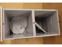 Inbouw-afvalscheidingssysteem hailo, as tandem 15/15/d, lichtgrijs - afbeelding 5 van  6