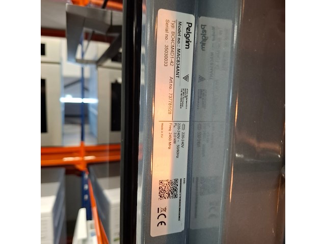 Inbouw combi magentron/oven, pelgrim, bo4cm4d1-42, grijs / chroom, 2026 - afbeelding 8 van  9
