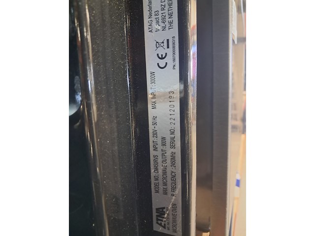 Inbouw combi magnetron, etna, cm450rvs, 2024 - afbeelding 9 van  9
