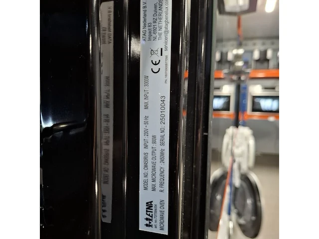 Inbouw combi magnetron, etna, cm450rvs, 2026 - afbeelding 8 van  9