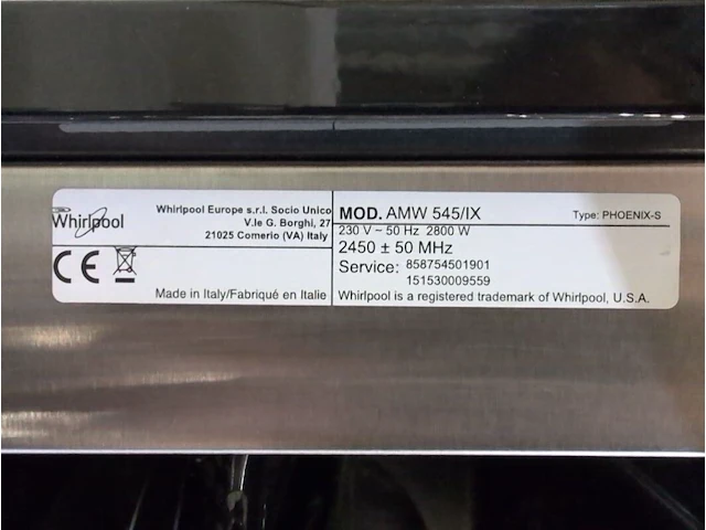 Inbouw combi magnetron met inbouw afzuigkap whirlpool en neff - afbeelding 7 van  9