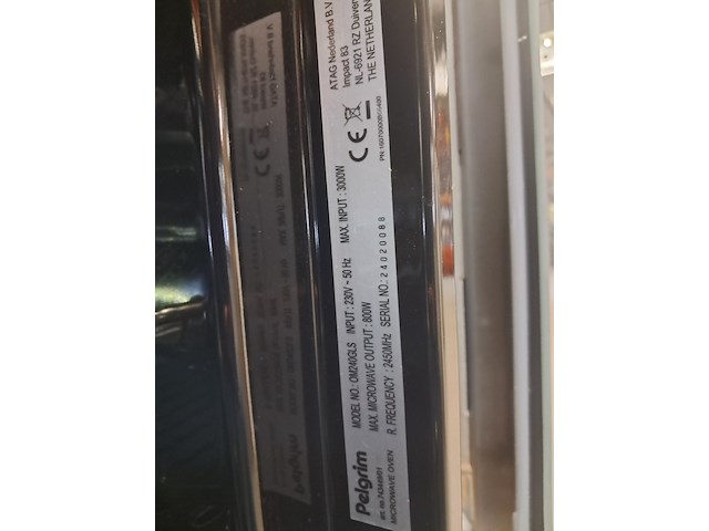 Inbouw combi magnetron, pelgrim, om240gls, 2024 - afbeelding 7 van  7