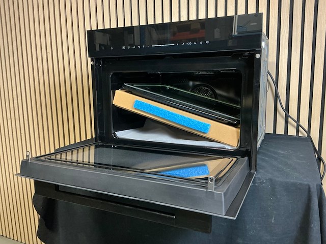 Inbouw combi magnetron pelgrim, om240gls, zwart - afbeelding 3 van  4