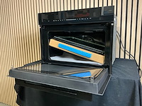 Inbouw combi magnetron pelgrim, om240gls, zwart - afbeelding 3 van  4