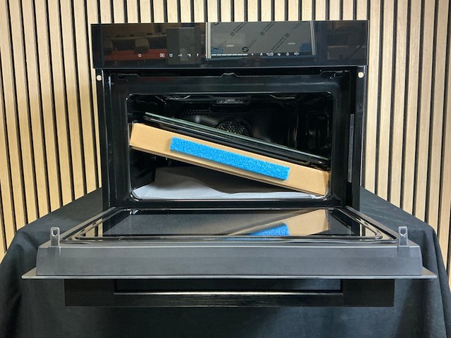 Inbouw combi magnetron pelgrim, om240gls, zwart - afbeelding 4 van  4