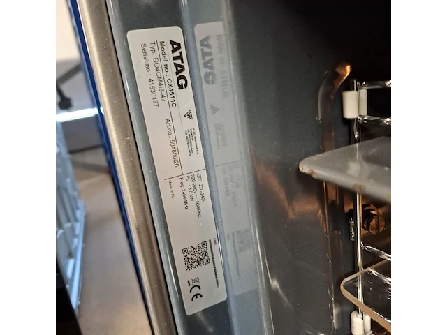 Inbouw combi magnetron/oven, atag, cx4511c - afbeelding 7 van  7