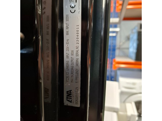 Inbouw combi magnetron/oven, etna, cm450rvs, 2023 - afbeelding 12 van  12