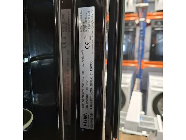 Inbouw combi magnetron/oven , etna, cm450rvs, 2025 - afbeelding 2 van  10