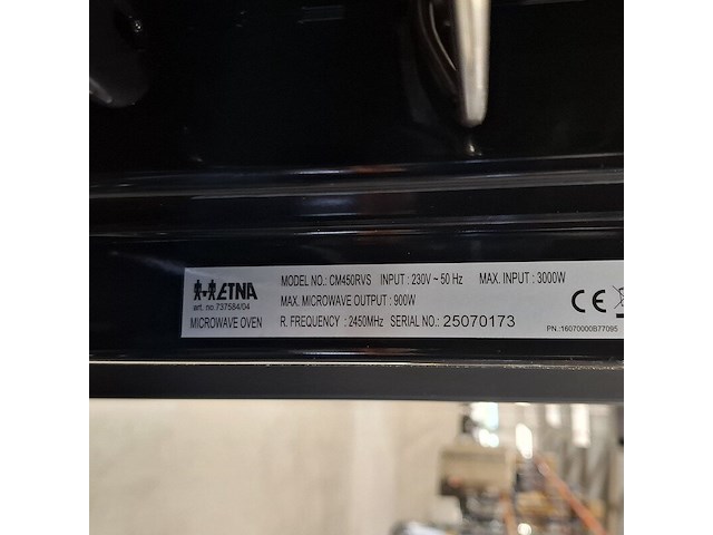 Inbouw combi magnetron/oven, etna, cm450rvs, grijs / chroom, 2025 - afbeelding 8 van  8