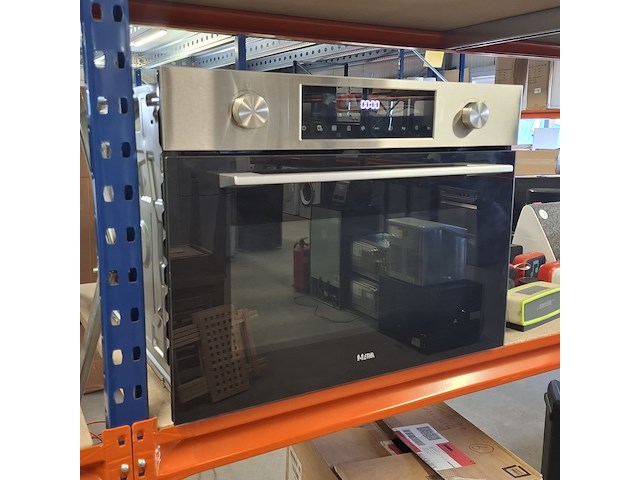 Inbouw combi magnetron/oven, etna, cm450rvs, grijs / chroom, 2025 - afbeelding 1 van  9