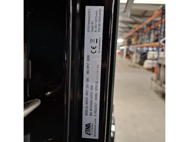 Inbouw combi magnetron/oven, etna, mo670ti, zwart - afbeelding 7 van  8