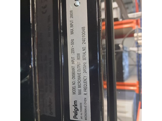 Inbouw combi magnetron/oven, pelgrim, om360mat, 2025 - afbeelding 5 van  7