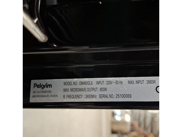 Inbouw combi magnetron/oven , pelgrim, om460gls, 2025 - afbeelding 6 van  6