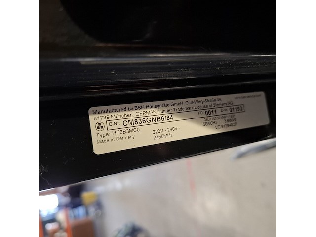 Inbouw combi magnetron/oven, siemens, cm836gnb6 - afbeelding 8 van  16