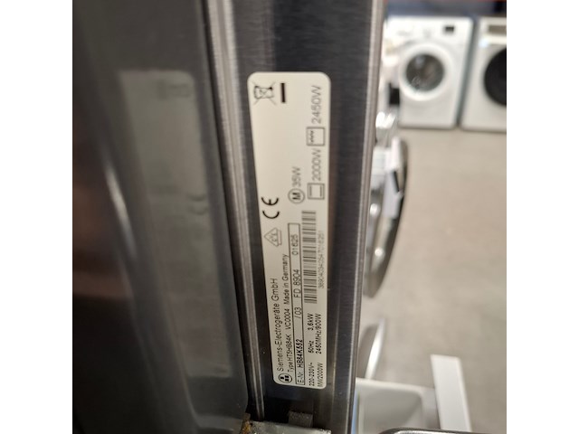 Inbouw combi oven met hete lucht, siemens, ht5hb84k - afbeelding 10 van  11