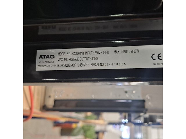 Inbouw combi oven/magnetron, atag, cx16611b, 2025 - afbeelding 8 van  9