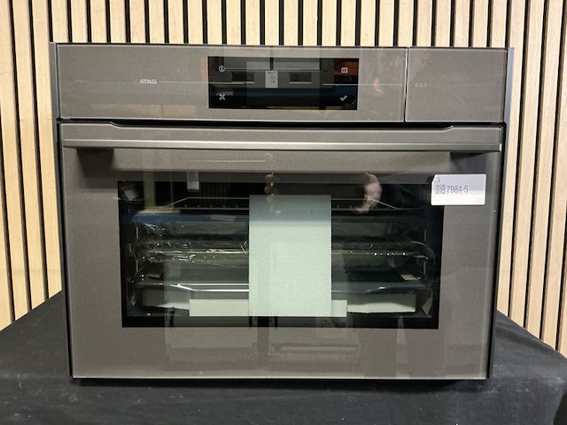 Inbouw combi-stoomoven atag, cs4585m, pearl grey - afbeelding 1 van  5