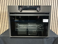 Inbouw combi-stoomoven atag, cs46121d, black steel