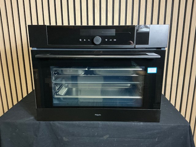 Inbouw combi stoomoven, pelgrim, ovs834mat, zwart - afbeelding 1 van  5