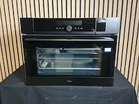 Inbouw combi stoomoven, pelgrim, ovs834mat, zwart