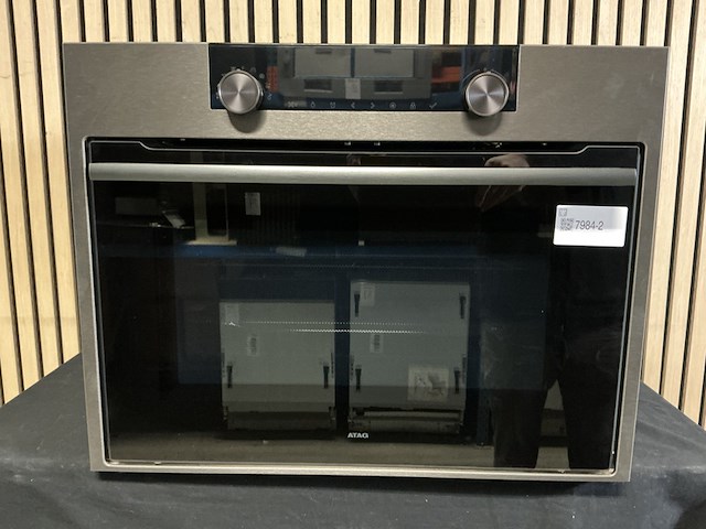 Inbouw combimagnetron atag, cx46121d, black steel - afbeelding 1 van  4