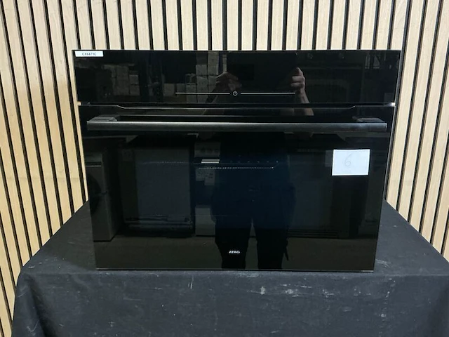 Inbouw combimagnetron atag, cx6471c, zwart - afbeelding 1 van  4