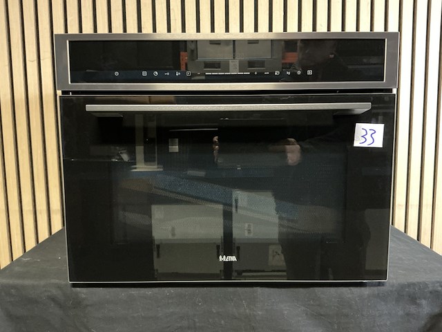 Inbouw combimagnetron etna, cm250ti, zwart met rvs - afbeelding 1 van  3