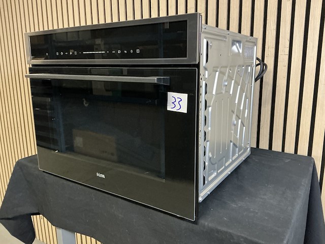 Inbouw combimagnetron etna, cm250ti, zwart met rvs - afbeelding 2 van  3