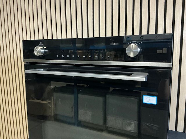 Inbouw combimagnetron etna, mo470zt, zwart met rvs - afbeelding 3 van  5