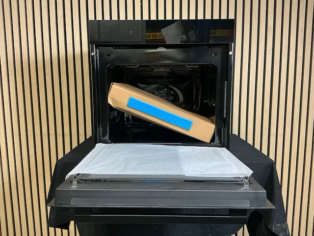 Inbouw combimagnetron etna, mo516gls, zwart - afbeelding 4 van  5