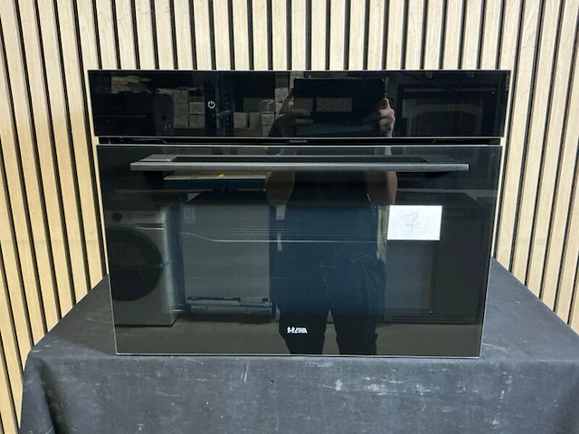 Inbouw combimagnetron etna, zwart - afbeelding 1 van  4