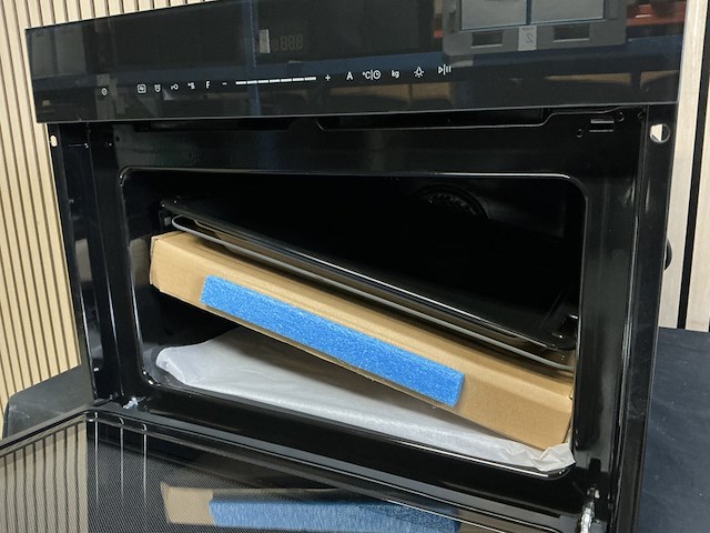 Inbouw combimagnetron pelgrim, om240gls, zwart - afbeelding 3 van  3