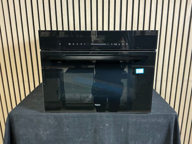 Inbouw combimagnetron pelgrim, om240gls, zwart - afbeelding 1 van  5